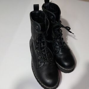 UNIONBAY Black Moto Boots